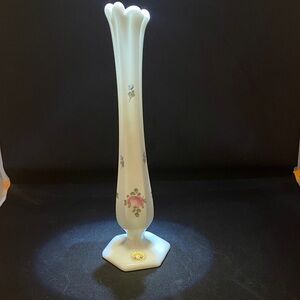 Vintage Westermorelan Milk Glass Bud Vase